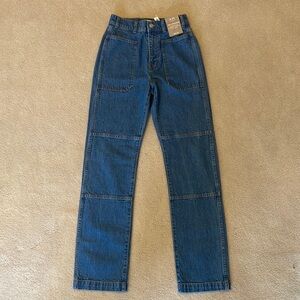 Madewell The '90s Straight Utility Jean in Fenwood Wash